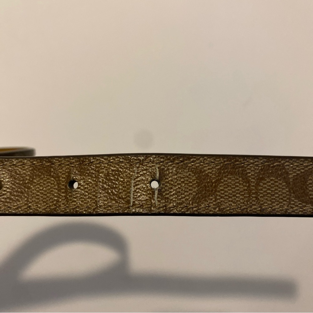 Coach Brown Belt with Gold Buckle - Picture 9 of 10